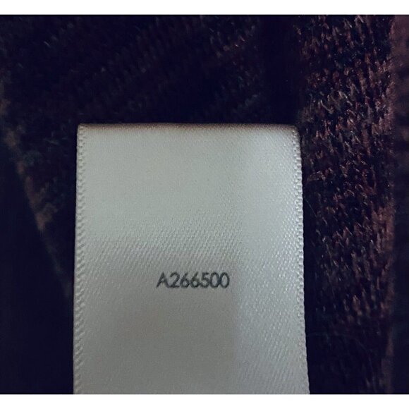 LOGO Lori Goldstein Womens Small Knit Tunic Cardigan Faux Suede Sleeves A266500 - Picture 8 of 9